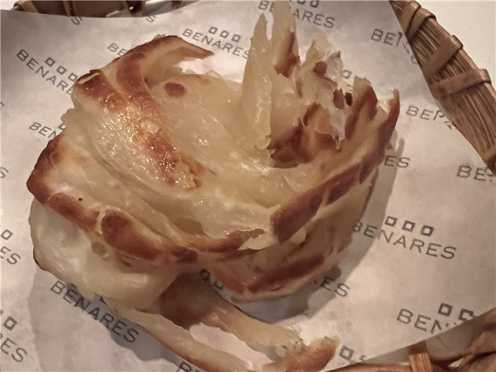 paratha with scallop